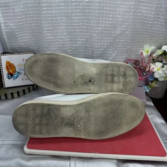 (A7) Oliver Cabell -leather Sneakers Women's in Swift-White,Pink, Size 42/11US. - Picture 5 of 13